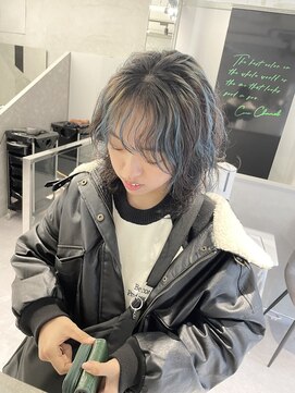 ファイブバイジエクト 堀江(FIVE by The Ect) ウルフパーマ ウルフヘア ウルフカット レイヤーパーマ