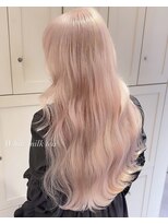 ベレーザ 渋谷(BELEZA)&nbsp;6783ニュアンスカラー艶髪ハイトーンシルキーベージュ韓国波巻き