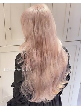 ベレーザ 渋谷(BELEZA) 6783ニュアンスカラー艶髪ハイトーンシルキーベージュ韓国波巻き