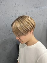 プライズ アイリス 池袋東口店(prize Iris)&nbsp;メンズ/ブリーチセンターパート／メンズハイトーン／池袋