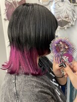 オタクヘア 渋谷(OTAKU HAIR) カリスマ 天堂天彦 推しカラー ダブルカラー ピンク