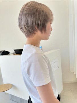 コト 福井大和田店(coto) 福井 大和田 ハイトーンショート ミルクティーベージュ