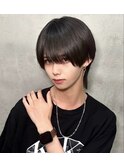 【人気No.1トレンドスタイル】ラウンドマッシュウルフ　中尾