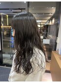 時短パーマスタイル