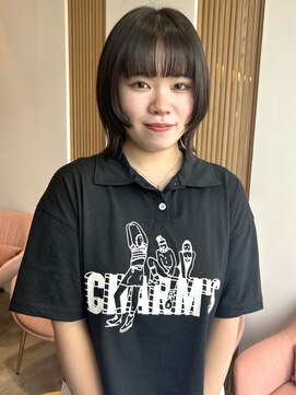 ロジェブルー(Rosier Bleu) 【くびれボブ】顔まわりにレイヤーを入れて小顔効果◎