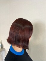 ヘアーアートミュージアム(Hair Art Museum) 切りっぱなし/ピンクブラウン/アローブトリートメント