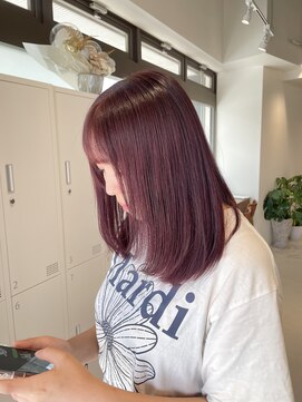 リル 茅ヶ崎(Liru:) 黒髪/ボブルフ/ネビージュ/小顔/ワンレン/茅ヶ崎/髪質改善/前髪