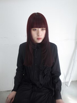 229 ブリーチ無し赤 / ゴシック