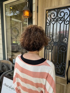 チョコレート(chocolate) 髪質改善大人可愛い20代30代40代50代ショートボブ