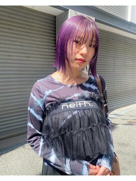 クプラ(Qpula) ダブルカラー ラベンダーカラー