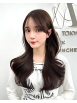 アマトウキョウ アユンチェ(AMA TOKYO×AYUNCHE) 前髪顔まわり韓国ヘアレイヤーカットサイドバンク2wayバンク韓国