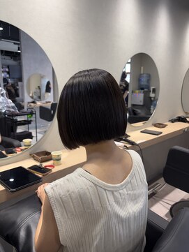 モク 川口店(mok) 切りっぱなしボブ