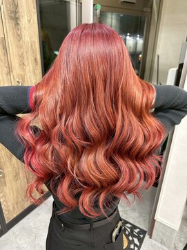 アミリー ひたち野うしく店(Amily) ハイライトバレイヤージュダブルカラーケアブリーチ20代30代