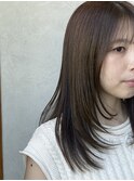 【LAMP HAIR DESIGN 堀田】オリーブカラー/フェイスレイヤー*