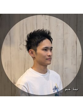 ピヴォヘアー(pivo hair) メンズカット  スパイキーショート
