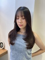 ロンドアベニール 北千住(Lond avenir)&nbsp;暗めカラー/レイヤーカット/マロンベージュくすみベージュ北千住