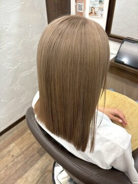 アミリー ひたち野うしく店(Amily) ハイライトバレイヤージュダブルカラーケアブリーチ20代30代