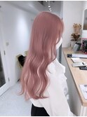 インナーカラー/トリートメント/デザインカラー/ペールピンク