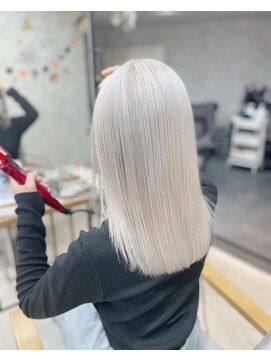 ティアム 渋谷店(Tiam shibuya) イメチェン/ニュアンスカラー/フルバング/似合わせカット