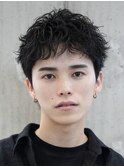 渋谷パーマツイストスパイラルパーマルーズショートヘア