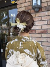 サロンドモリ&nbsp;シニヨンヘアセット＆浴衣着付け