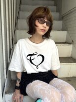 ニコフクオカヘアーメイク(NIKO Fukuoka Hair Make)&nbsp;《NIKO》周りと差をつける☆デザインカラー×レイヤーボブ