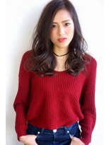 ルモア(RUMOR)&nbsp;Rumor×大人かわいいエアウェーブ☆グレージュメルトカラー