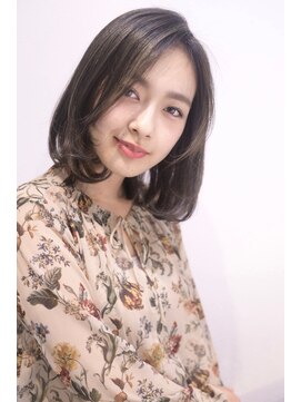 エストリア 栄店(ESTREA) 大人可愛いミディアムワンカール　by鬼頭