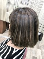 ヘアーサロン イルア 北越谷(hair salon I'LUNA)&nbsp;バレイヤージュベージュブラック