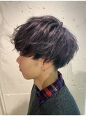 【YUKI】ラベンダー×マッシュ×ソフトツーブロック