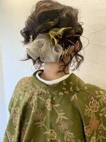 コンベックス(convex) ボブでもふわふわアップスタイル♪