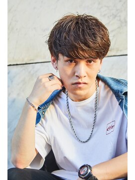 メンズサロンドットリアン(dot. lien) ニュアンスウェーブマッシュ/マロンブラウン【町田/ 町田駅】