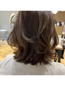 アルマヘアー(Alma hair by murasaki) ◎アッシュベージュのレイヤーボブ◎