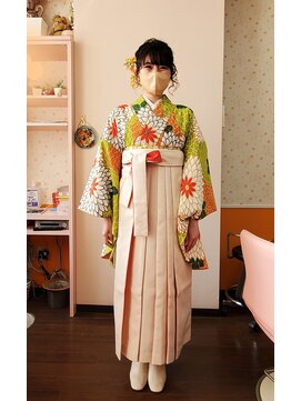 美容室イーナ(e na) 卒業式で華やかに