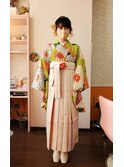 卒業式で華やかに