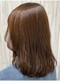 20代/30代/40代オレンジブラウンスタイル