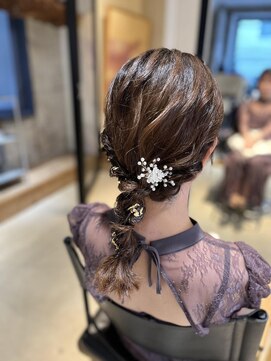 ニカイ(2F) 編みおろし ヘアアレンジ ヘアセット