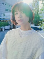 ビュートリアム 福岡(BEAUTRIUM)&nbsp;顔まわりのレイヤーがポイントの前下がりボブヘアー