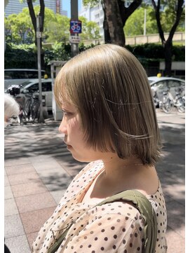 シアン 栄店(CYAN.) ハイトーンベージュカラー【山口】