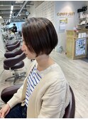 マッシュショート×髪質改善縮毛矯正