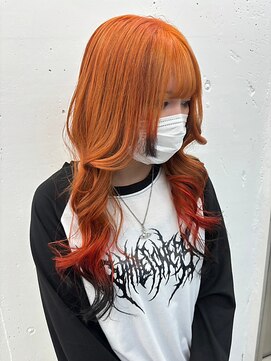 ジルスタジオ(JILL STUDIO) JILL STUDIO ブリーチデザインカラーオレンジ