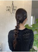 すっきり掛け下ろしヘア