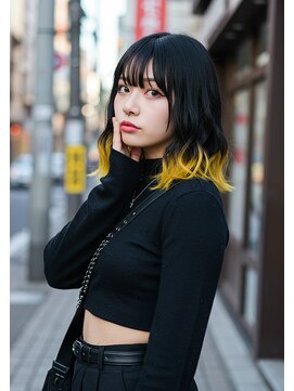 オリノ(olino) 【olino】艶ハイトーン20代30代☆イエローグラデーション