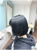 色落ち可愛いネイビーカラー