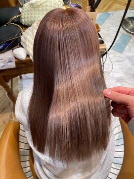 ロンドロゼ 池袋(Lond rose) イメチェン外ハネボブ美髪ワイドバングレイヤー髪質改善縮毛矯正