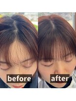 スーク(souq.) 前髪の割れくせを解消「イージーパーマ」