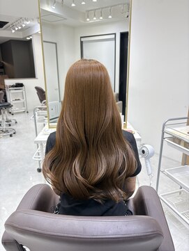 アイズ 横浜(IS) 【JUNKI指名】ミルクティーブラウン/横浜/ブリーチなし