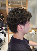 メンズショート/ナチュラル/ニュアンスパーマ