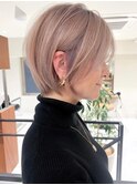 ハイライトバレイヤージュダブルカラーケアブリーチ30代40代