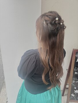 ウィル 京橋店(WiLL) 綺麗めハーフアップ